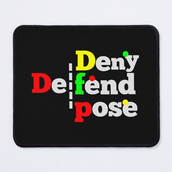 Item preview, Deny Defend Depose Colorfull designed and sold by Alidesignart.