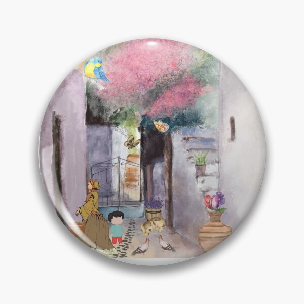 Item preview,  "Serene Alleyway Scene" designed and sold by Graphollio-shop.