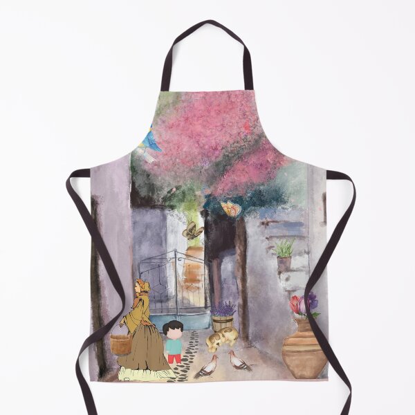 Item preview, "Serene Alleyway Scene" designed and sold by Graphollio-shop.