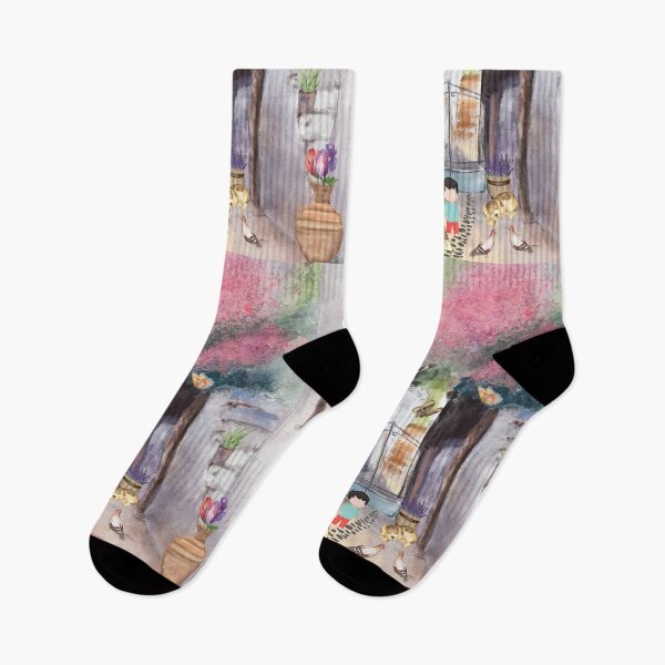 Item preview,  "Serene Alleyway Scene" designed and sold by Graphollio-shop.