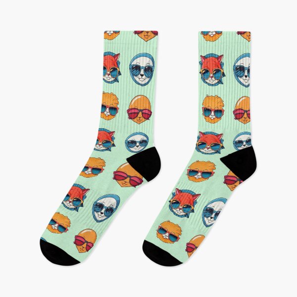 Item preview, Cool Animals Sunglasses | Sticker Pattern | Retro Collection designed and sold by monkeybusiness.pt.