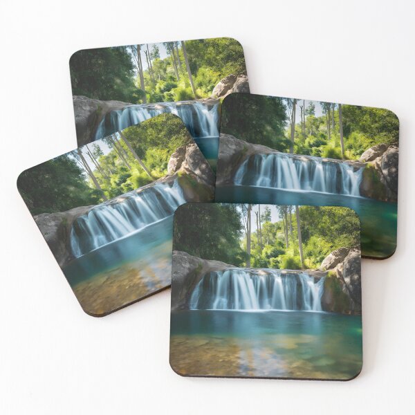 Item preview, waterfall in the green forest or green jungle 1 designed and sold by AA-designstore.