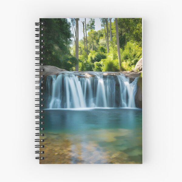 Item preview, waterfall in the green forest or green jungle 1 designed and sold by AA-designstore.