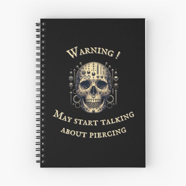 Item preview, Warning: May Start Talking About Piercing designed and sold by Ver-Payah.