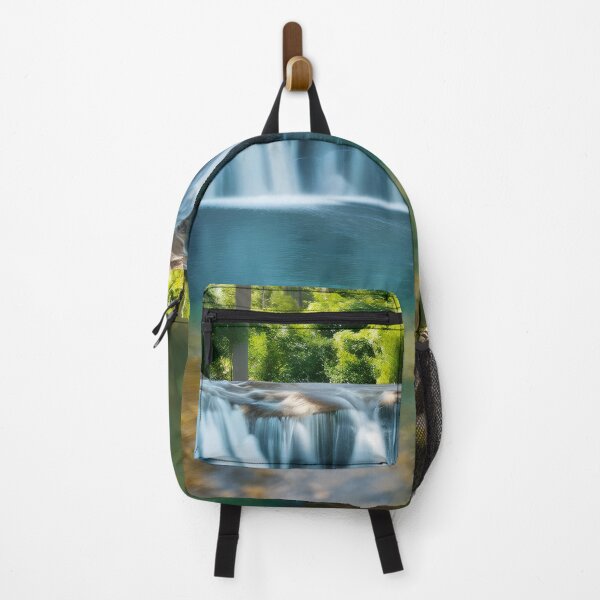 Item preview, waterfall in the green forest or green jungle 1 designed and sold by AA-designstore.