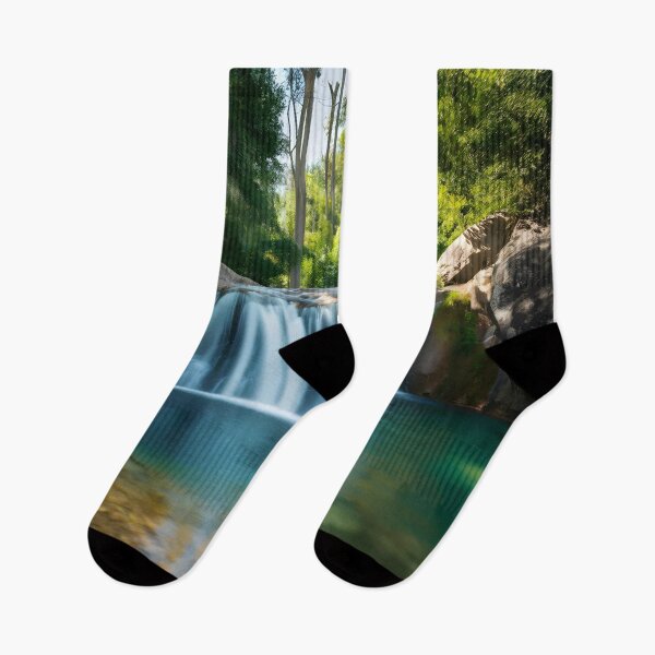 Item preview, waterfall in the green forest or green jungle 1 designed and sold by AA-designstore.