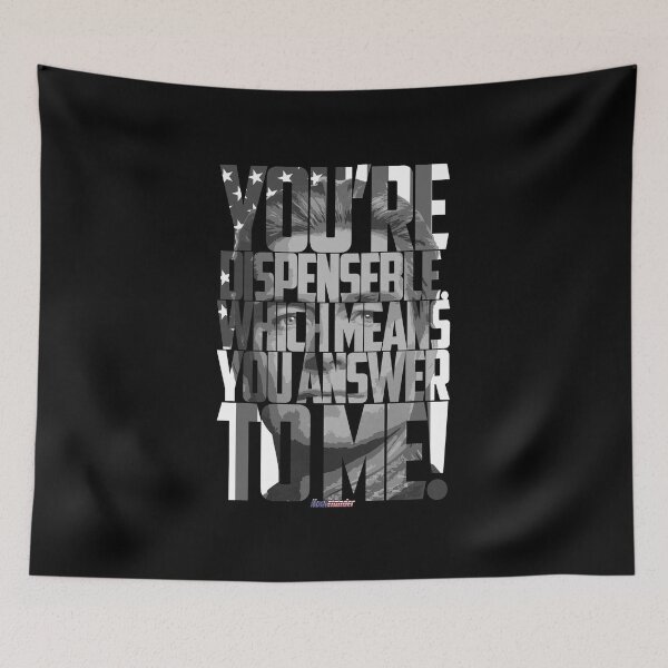 Item preview, Homelander Quote Art Patriotic Black and White designed and sold by Enea Kelo.