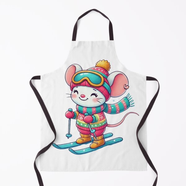 Item preview, Cute Mouse Skiing designed and sold by ArtQueen777.