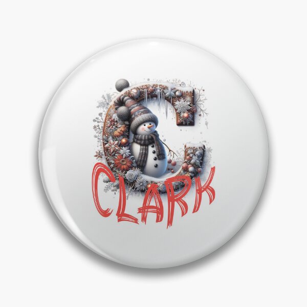 Item preview, Name Clark. My name is Clark. Winter initial. designed and sold by MagelliShop.