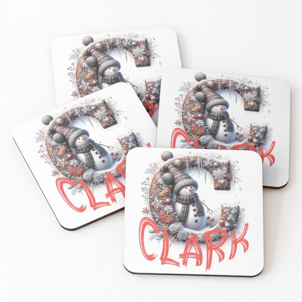 Item preview, Name Clark. My name is Clark. Winter initial. designed and sold by MagelliShop.