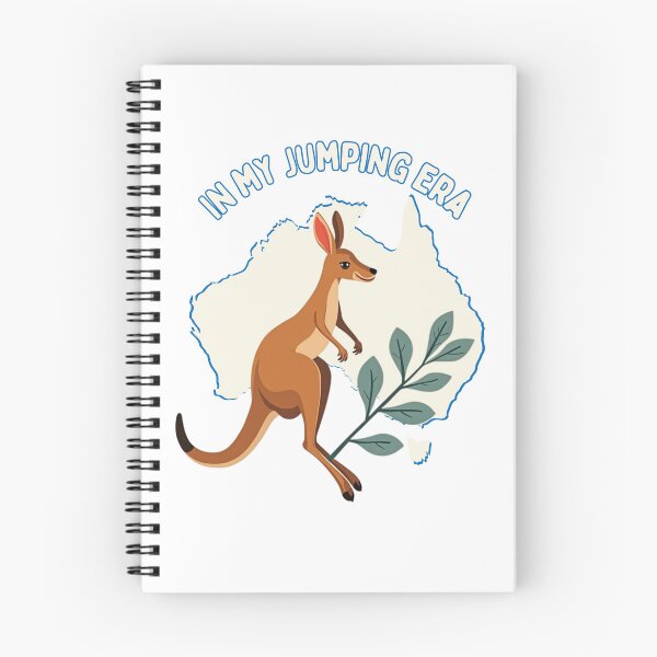Item preview, Australia kangaroo jumping Funny Kangaroo In My Jumping Era designed and sold by HappyHarmonyArt.