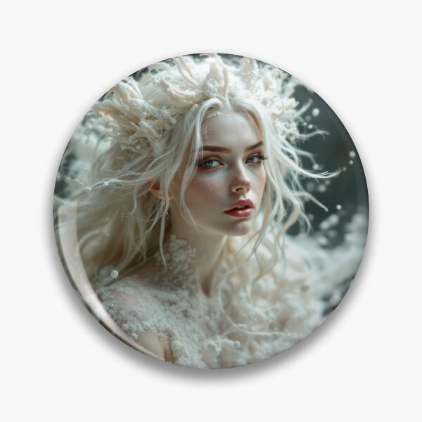 Item preview, White Surreal Flour Muse in Floating Powder designed and sold by WickedFairySt.