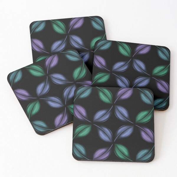 Item preview, Jeweled Leaves Pattern designed and sold by lezell.