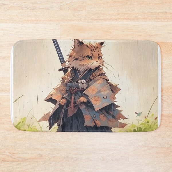 Item preview, Samurai Kitty designed and sold by taoistviking.