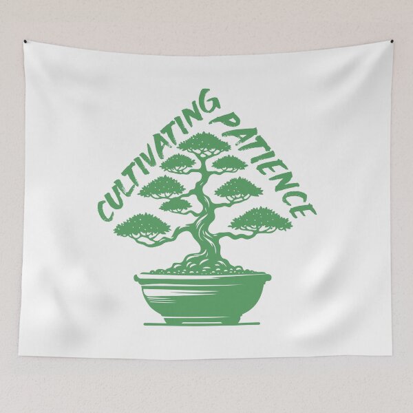 Item preview, Bonsai Cultivating Patience designed and sold by AFernandesDSG.