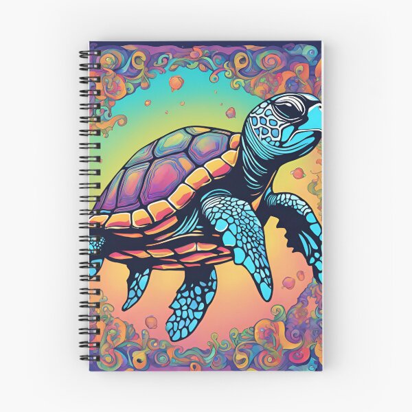 Item preview, Grumpy Psychedelic Sea Turtle designed and sold by TommyTsunami.