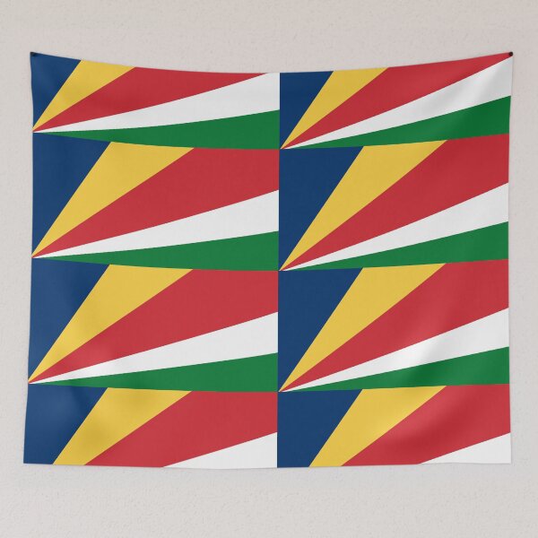 Item preview, Flag of Seychelles designed and sold by TinaJostDesigns.