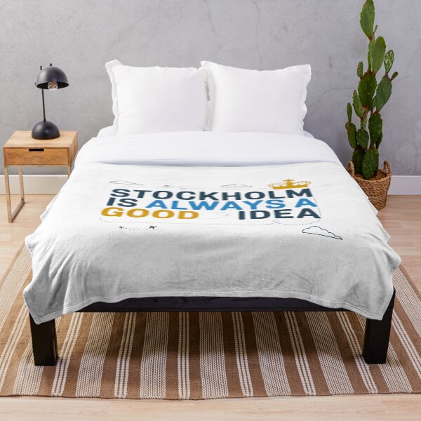 Item preview, Stockholm is always a good travel idea designed and sold by P2Genies.