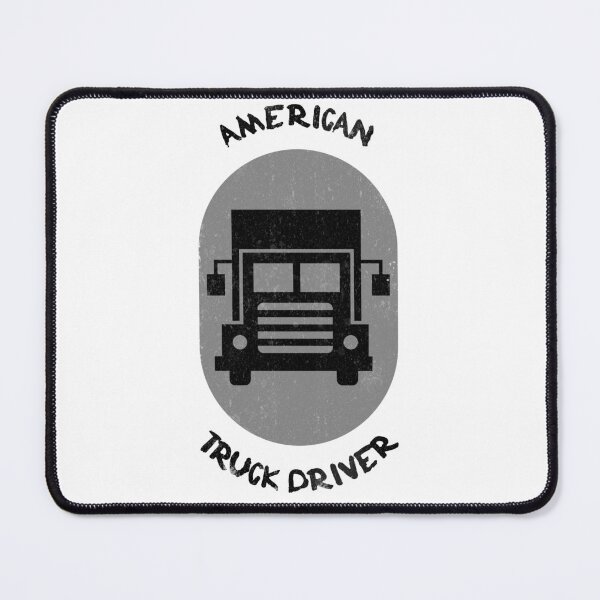 Item preview, American truck driver designed and sold by FirstTimeTees.