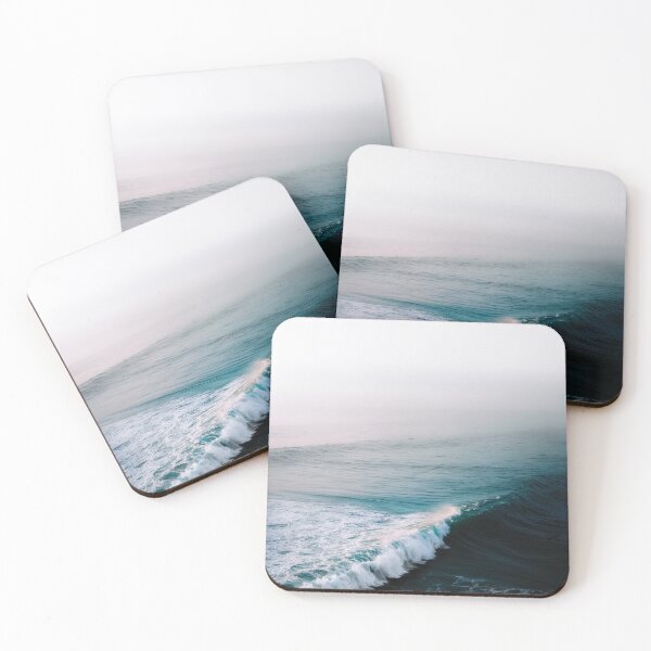 Item preview, Californian Ocean Waves at Dawn - Minimalist Landscape Photography designed and sold by regnumsaturni.