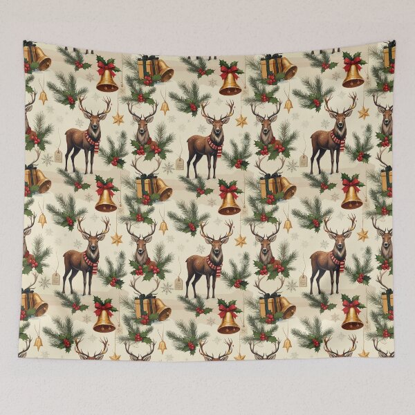 Item preview, Christmas adventure with reindeer and bells designed and sold by TaruHonu.