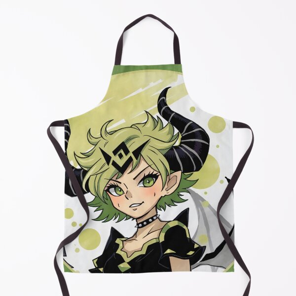 Item preview, Anime Demon Girl - Green Color Scheme designed and sold by Ravenmonkey Designs.