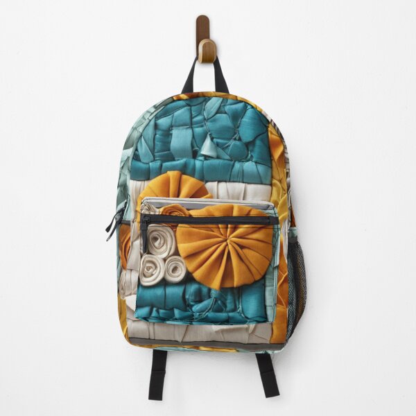 Item preview, Textile Mosaic A Symphony of Colors and Shapes designed and sold by yaser1234.