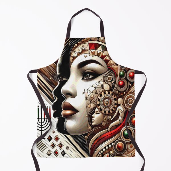 Item preview, Kwanzaa Blessings African American Celebration Black Woman Seven Principles designed and sold by Creat-Des.