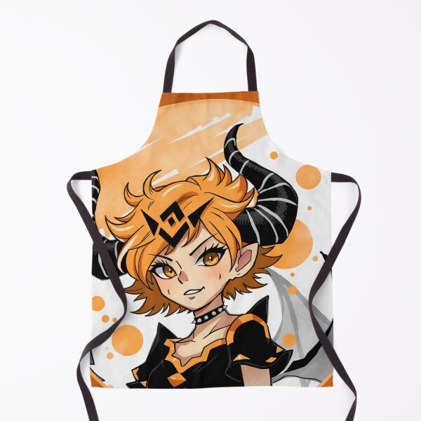 Item preview, Anime Demon Girl - Orange Color Scheme designed and sold by Ravenmonkey Designs.