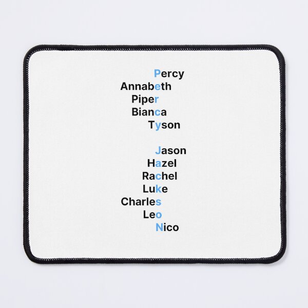 Item preview, Percy Jackson Name Acronym designed and sold by thebellabear.