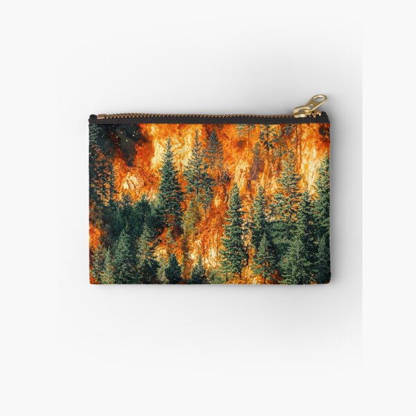 Item preview, Golf Course on Fire: A Surreal Scene - Oil Painting designed and sold by regnumsaturni.