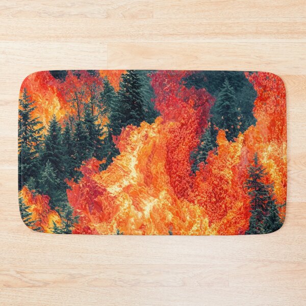 Item preview, A Forest on Fire - Oil Painting ablaze designed and sold by regnumsaturni.