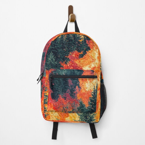 Item preview, A Forest on Fire - Oil Painting ablaze designed and sold by regnumsaturni.
