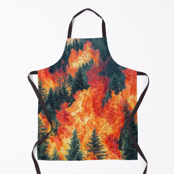 Item preview, A Forest on Fire - Oil Painting ablaze designed and sold by regnumsaturni.