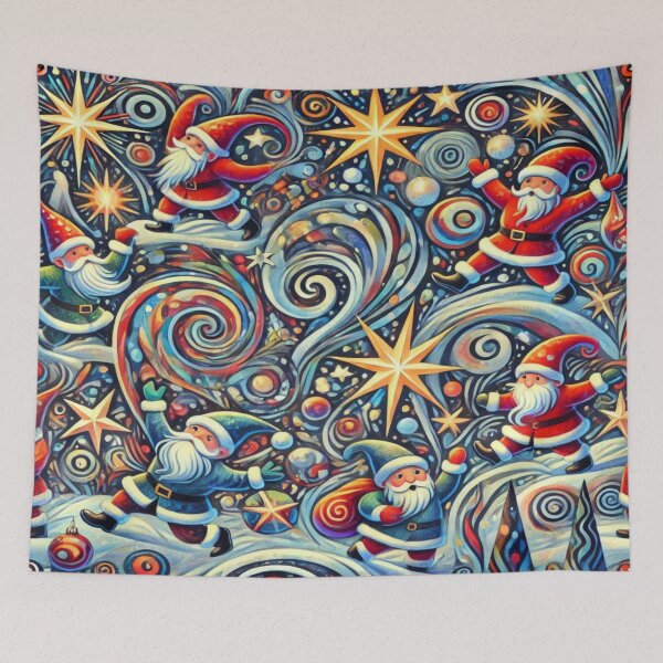 Item preview, Dancing Gnomes and Santas – Perfect Present designed and sold by Imaginarium of Chaos falcon88 .