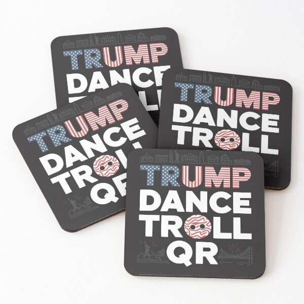 Item preview, Trump Dance Troll QR Gifts For Adults And Children designed and sold by TravelofArtist.