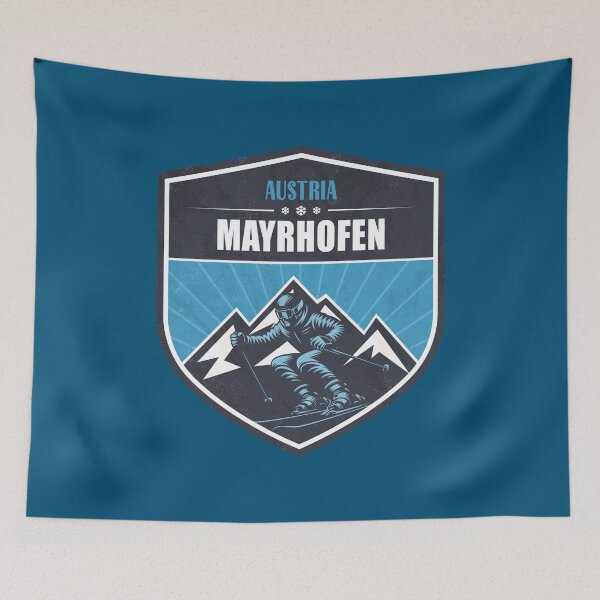 Item preview, Mayrhofen Austria Winter Skiing Design designed and sold by CynthiaGraphics.