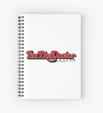 trust me i'm the doctor typograph stones style Spiral Notebook