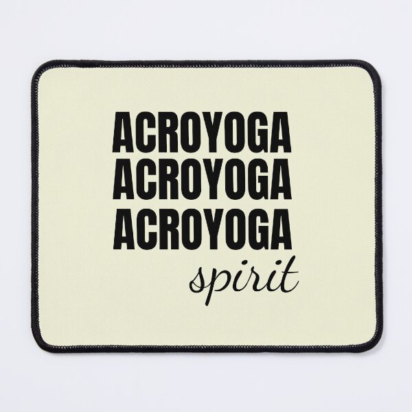 Item preview, Acroyoga Spirit - Minimalist Typography Design designed and sold by The High Hippo.