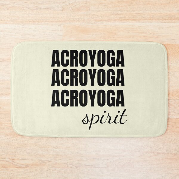 Item preview, Acroyoga Spirit - Minimalist Typography Design designed and sold by The High Hippo.