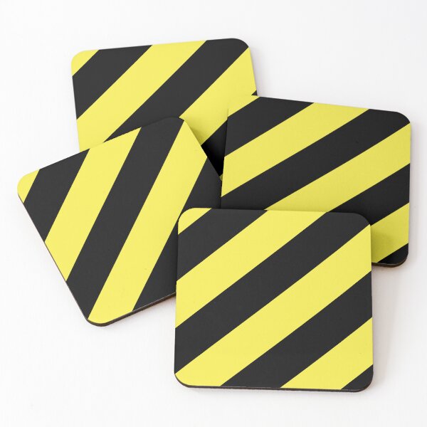 Item preview, color design black&yellow pattern ribbons 15 designed and sold by StudioViArt.
