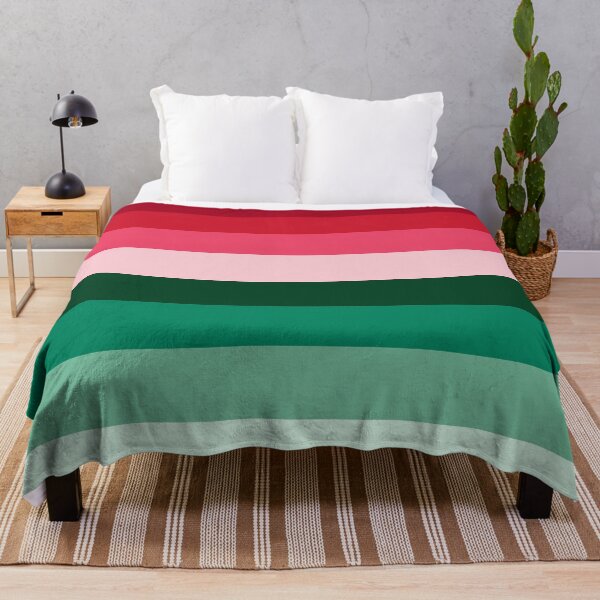 Item preview, Festive Red and Green Holiday Stripes, Christmas Colour Palette designed and sold by velvetearth.