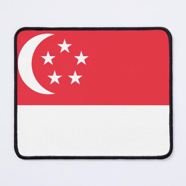 Item preview, Singapore Flag designed and sold by TinaJostDesigns.