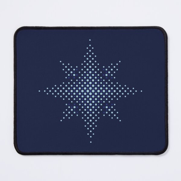Item preview, Christmas Star / Advent Star (Star / Dots / Blue) designed and sold by Roderix.