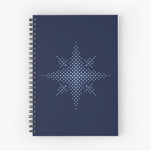 Item preview, Christmas Star / Advent Star (Star / Dots / Blue) designed and sold by Roderix.