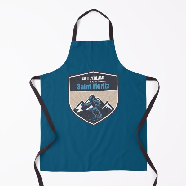 Item preview, St. Moritz Switzerland Winter Skiing Design designed and sold by CynthiaGraphics.