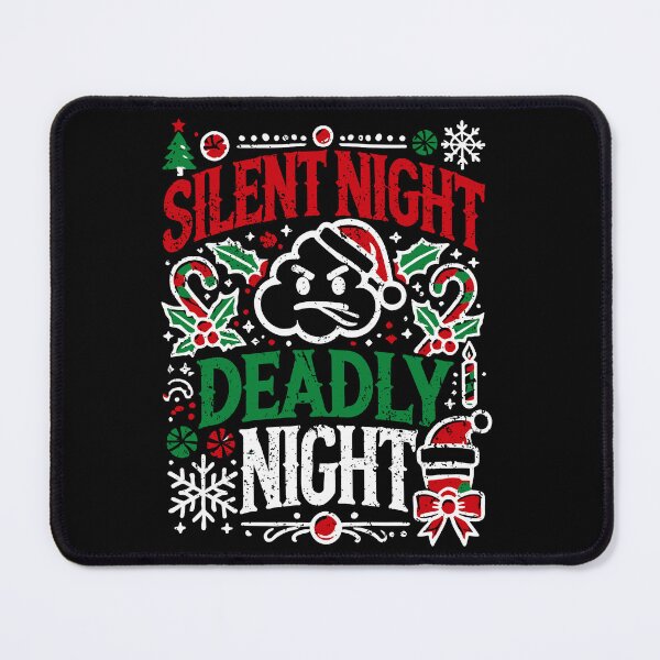Item preview, Farting christmas, fart, silent but deadly, christmas eve, funny fart designed and sold by The Knick Knack Nook.