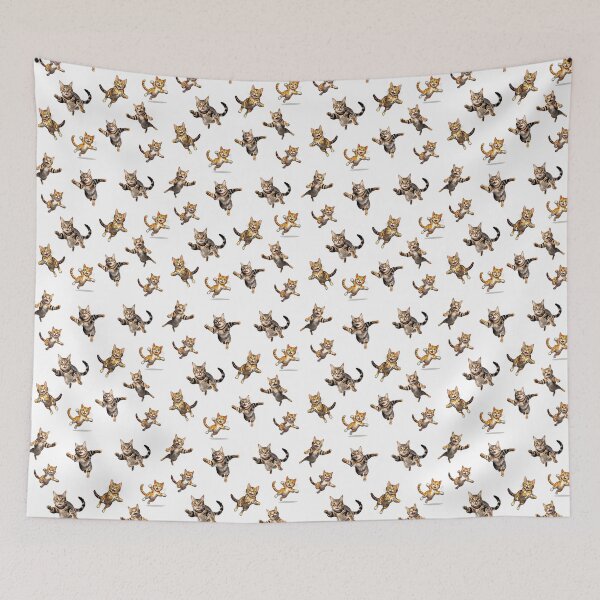 Item preview, Hilarious Cat Flight Pattern 3 designed and sold by Tom-Johnson.