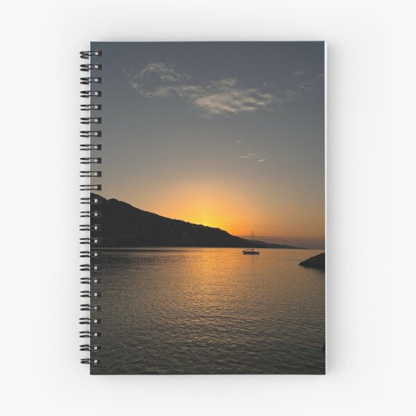 Item preview, sunrise and boat designed and sold by deniserostagno.