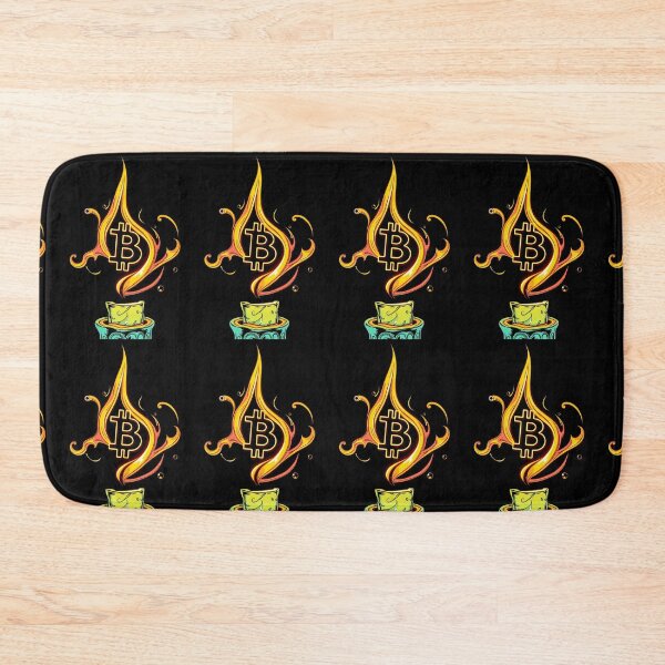 Item preview, Bitcoin in a Candle Flame designed and sold by Azrabi.